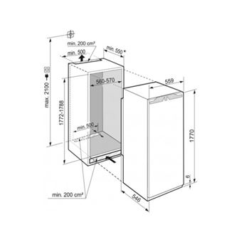 Réfrigérateur 1 porte LIEBHERR, IRBE5121-20