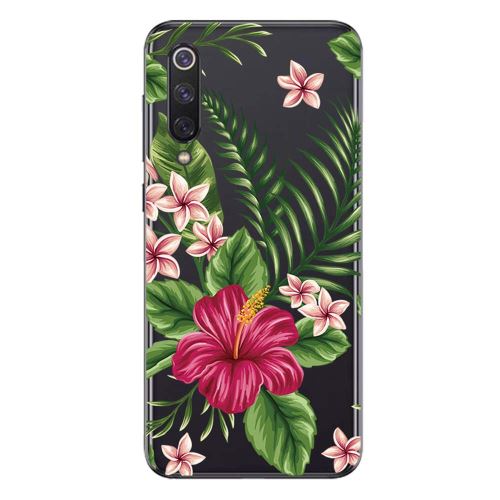 Coque XIAOMI Mi 9SE Transparente fantaisie , souple et résistante - Exotique