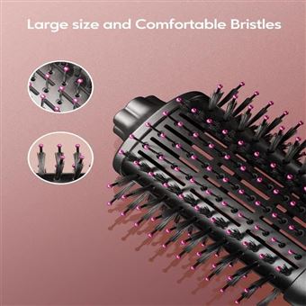 Brosse a Cheveux Electrique Rotative Kipozi 033, Peigne à Air Chaud 4 En 1  Sèche ,1000W - noir - Brosse coiffante - Achat & prix | fnac