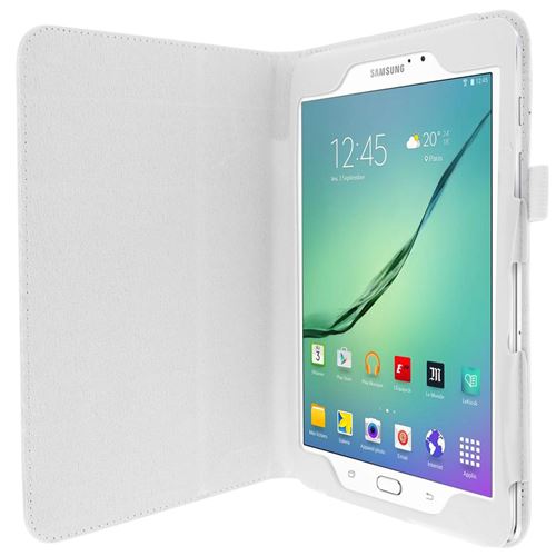 Housse de protection Blanc pour Samsung Galaxy Tab S2 8 - Fonction support video