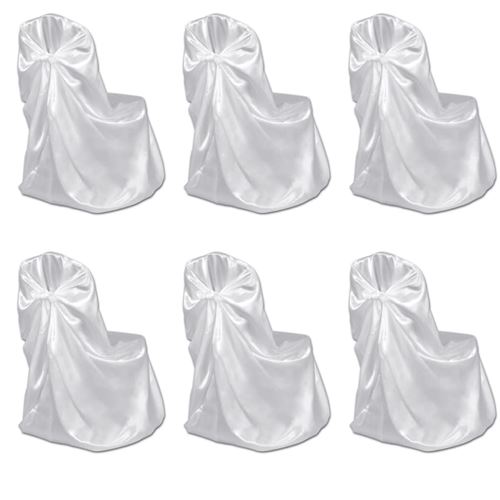 Bruiloft Stoelhoes Wit (6 stuks)