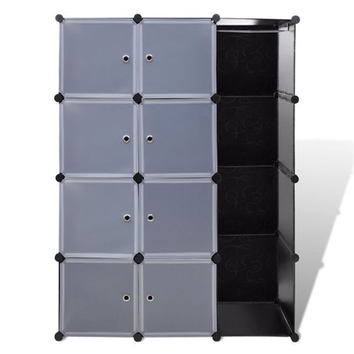 Armoire Penderie Cube Modulable Etagere De Rangement Vetement En