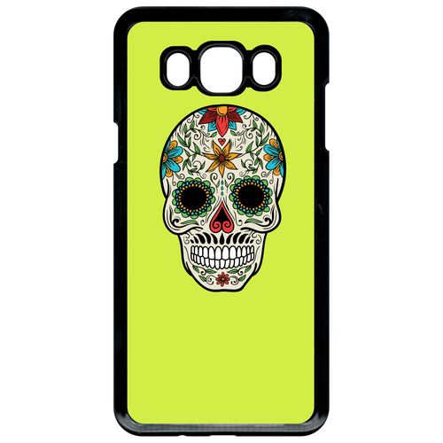 Coque Samsung Galaxy J7 (2016) Crane Couleurs Fond Jaune