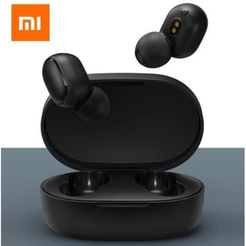 Airdots Xiaomi Redmi Ecouteur sans fil + boitier de charge. Bluetooth 5.0. TWS. Noir.