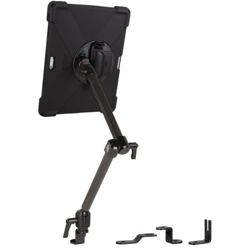 Support fixation rail AUTO + Coque Renforcée Compatible Surface Pro - The Joy Factory - Fibre de carbone - MWM3005MP