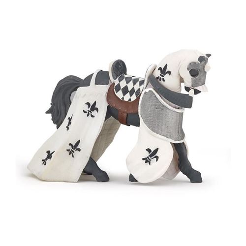 Papo Paladins Figure De Cheval, Blanc