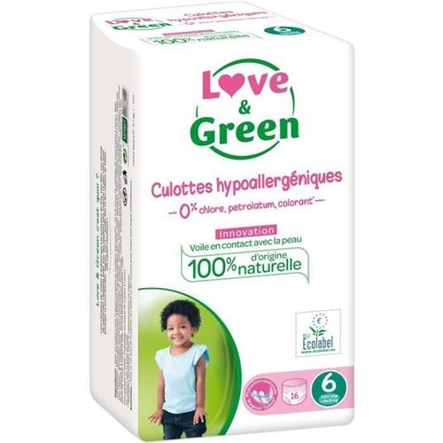 Love And Green Culottes Taille 6 - 16 Couches