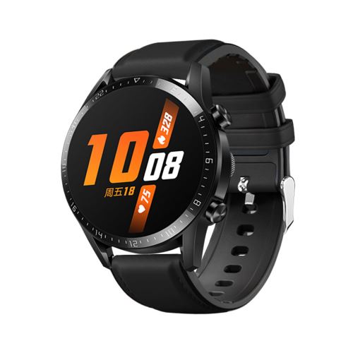 Générique Noir Bracelet De Montre Compatible Avec Huawei Watch Gt 2 46Mm, Cuir