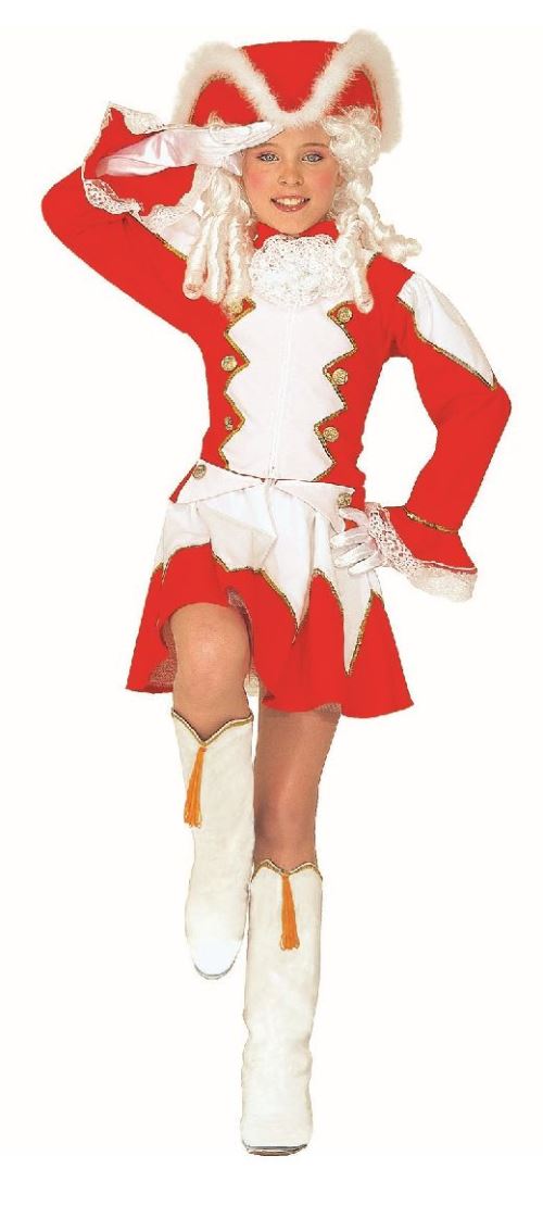 Déguisement majorette rouge luxe - 11/13 ans