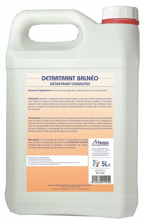 Détartrant BALNEO - Le bidon 5 litres