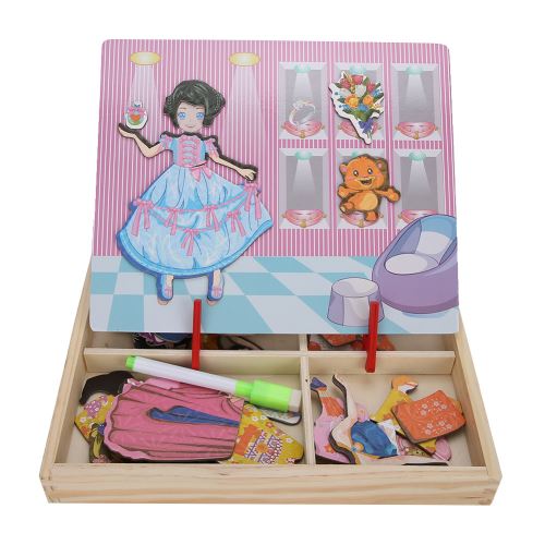 Tableau d'Écriture Magnétique Puzzle Carte Jouet Éducatif