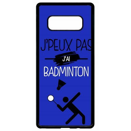 Coque samsung galaxy note 8 j peux pas j ai badminton 3