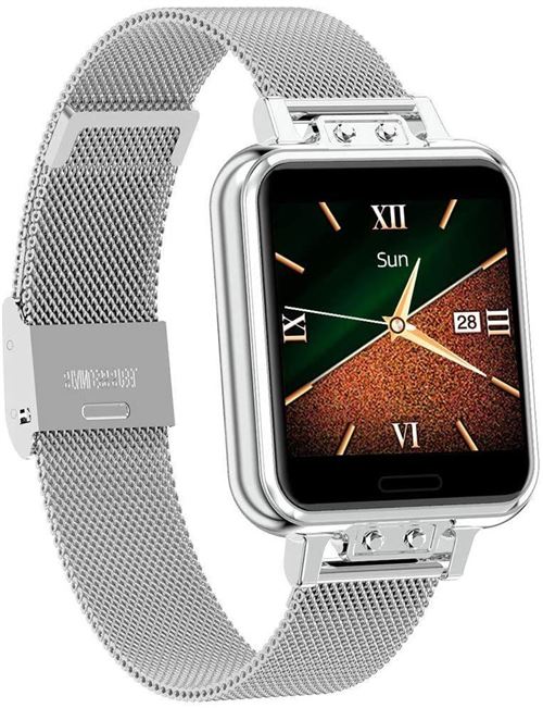 Montre Connectée Chronus ZL13 IP68 Étanche Fitness Tracker-Argent-Chronus