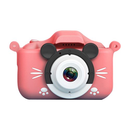 Appareil Photo Numérique ATOUP HD 1080p Avec Carte Tf 32Go Rose