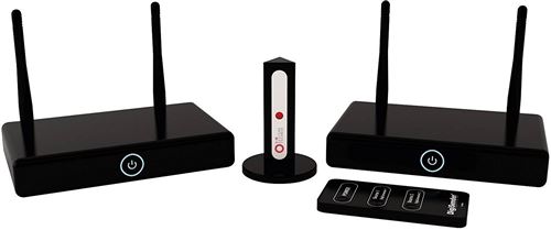 Set de transmission sans fil PERITEL AEI DigiSender® DG258 100 m 5.8 GHz avec télécommande