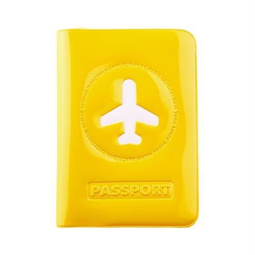 Protège passeport jaune - alife design