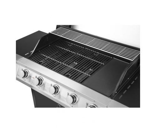 DUKE Barbecue a gaz 5 feux Grille + plancha fonte 84 x DUKE Barbecue a gaz 5 feux Grille + plancha fonte 84 x