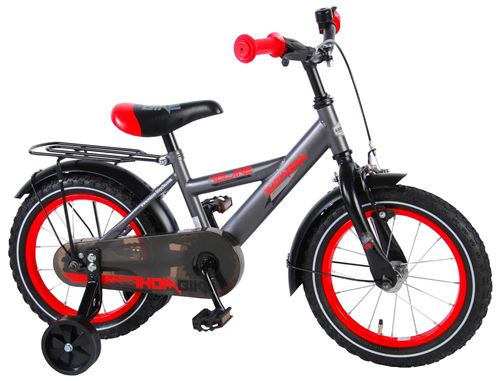 Volare Thombike 14 pouces 23,5 cm Garçon Frein à rétropédalage Rouge/Gris