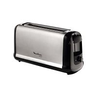 Moulinex Subito LS260800 - broodrooster - opgeruwd roestvrij staal/zwart