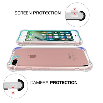 Coque Pour Apple IPhone 8 Plus, Silicone Liquide Souple TPU Air