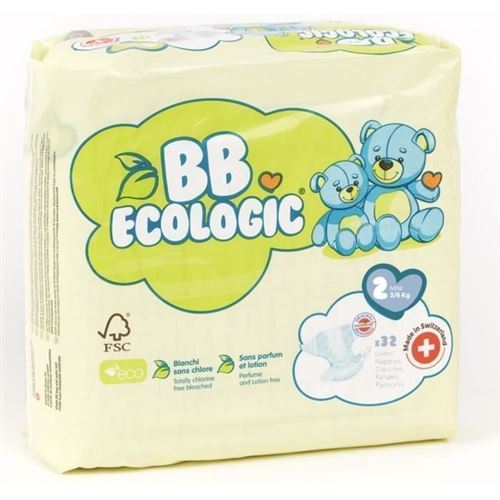 Bebe Ecologic - Couches Taille 2 - 32 Couches