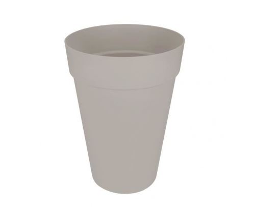 Jardinière Elho Loft Urban ronde grise avec réservoir d'eau intégré 34 cm - Image 4