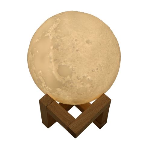 Lampe Lune Impression 3D Moonlight humidificateur Nuit Lunar lumière Strok couleur Changin
