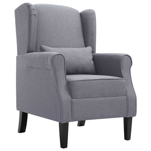 Fauteuil Gris foncé Tissu