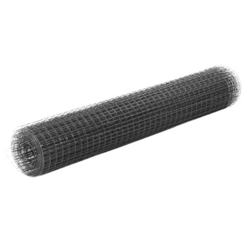 Vidaxl Gris Grillage Acier Avec Revêtement En Pvc 10X1 M - Image 3
