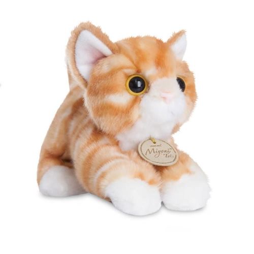 Aurora Orange Chat Miyoni /Blanc 20 Cm - Image 1
