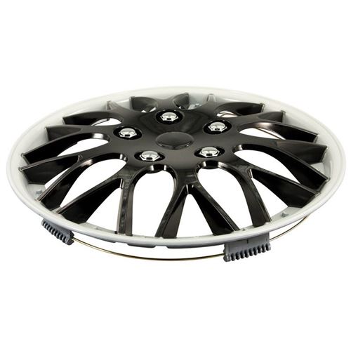 Lot De 4 Enjoliveurs Universels Pour Voiture - Tailles 12, 13, 14, 15, 16 Pouces - En ABS Résistant - Protection Des Jantes
