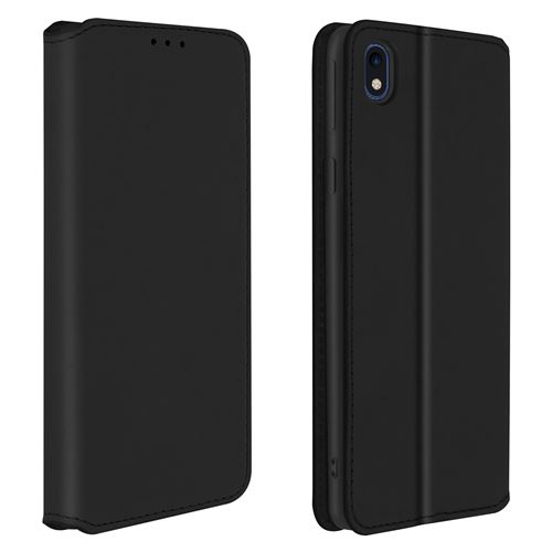 Avizar Housse pour Samsung Galaxy A01 Core Étui Folio Portefeuille Fonction Support Noir