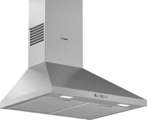 Bosch Serie 2 DWP64BC50 Monté au mur Acier inoxydable 360m³/h C hotte - Hottes (360 m³/h, Conduit, E, A, C, 66 dB)
