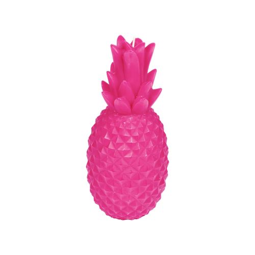 Homea Bougie Déco Ananas Tropical 20cm Rose - vue 2