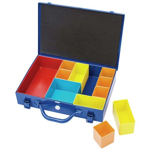 Draper Tools Boîte à 11 compartiments 32,9x22,5x6,5 cm Bleu