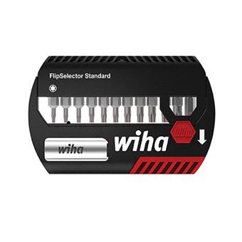 Coffret FLIPSELECTOR WIHA 13 Pièces TX : 12 Embouts TORX + Un porte embout 1/4' - 39124 - 1