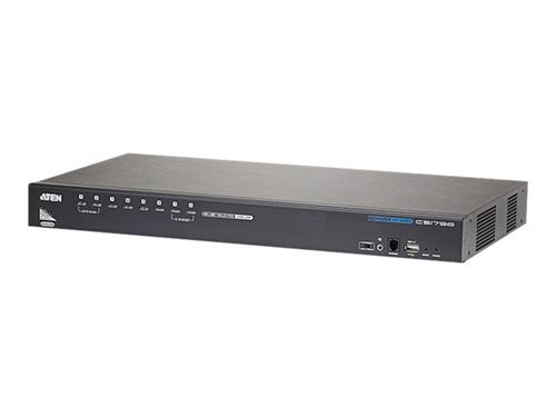 ATEN CS1798 - commutateur écran-clavier-souris/audio/USB - 8 ports - Ordinateur de bureau, Montable sur rack