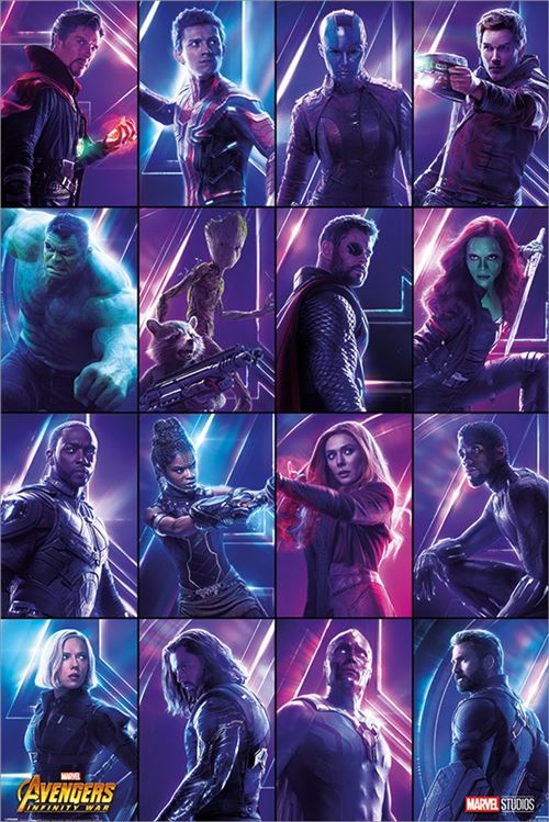 The Avengers Maxi Poster 61 x 91,5 cm Infinity War Heroes