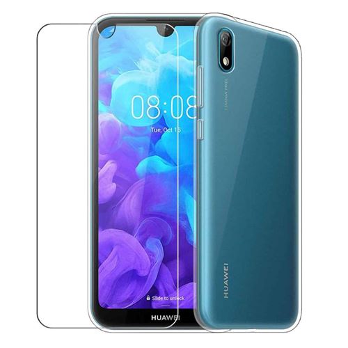 Coque Pour Huawei Y5 2019 Verre Trempe Protection Ecran Y5 2019 Etui Pour Telephone Mobile Achat Prix Fnac