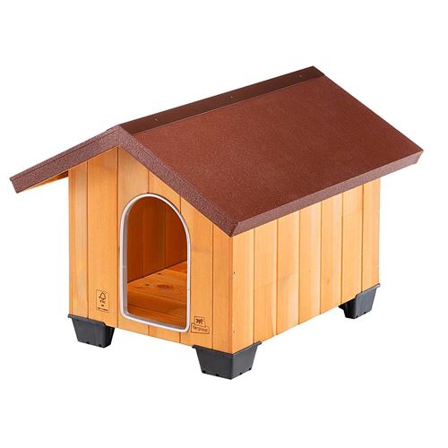 Ferplast Niche pour chiens Domus Small Bois 61 x 74,5 x 55 cm 87001000