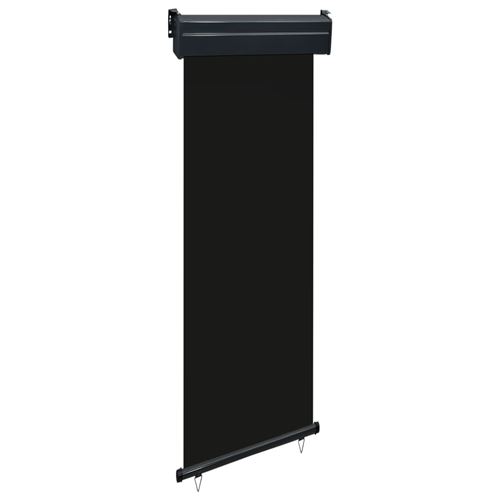 vidaXL Auvent latéral de balcon 60x250 cm Noir