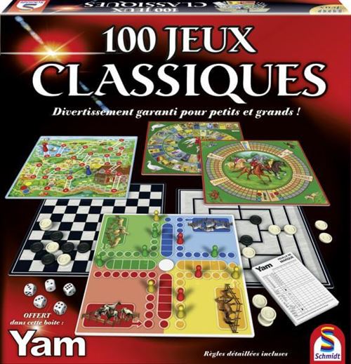 Schmidt Multicolore Coffret De 100 Jeux Classiques - Ans Spiele