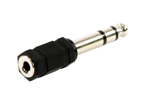 Plugger Adaptateur mini Jack femelle/mâle stéréo Noir