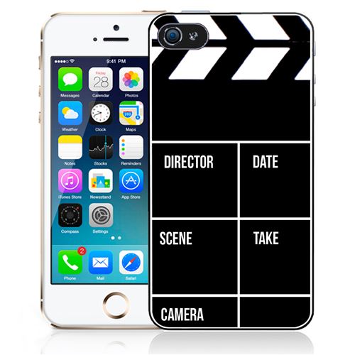 Coque pour iPhone 5C clap cinéma