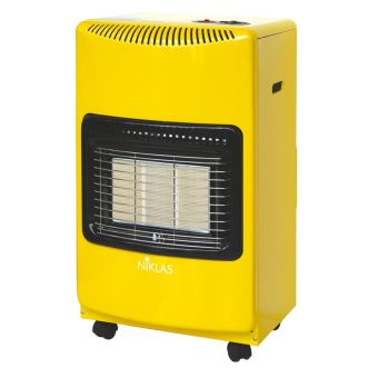 Poele A Gaz 4200 W Jaune 3 Elements Infrarouge Chauffage 120 M Maison Niklas Cheminees Poeles Achat Prix Fnac