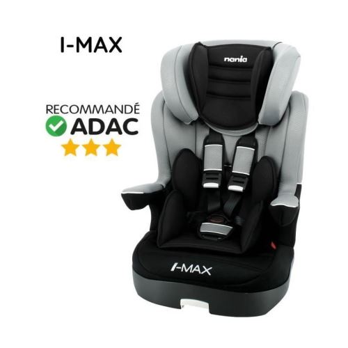 NANIA Siege auto I max luxe Groupe 1-2-3 - Gris Noir