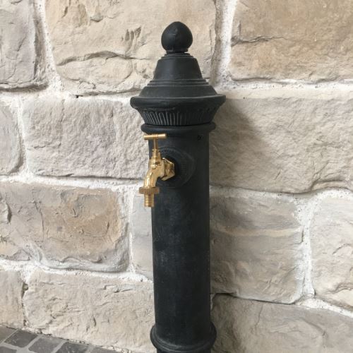 Fontaine De Jardin En Fonte D Aluminium Et Robinet Laiton 72 Cm