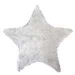 Féérie Lights & Christmas - Tapis de Noël imitiation fourrure Fantasy - Diam. 90 cm - Blanc - Fantasy