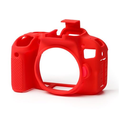 Easycover Coque en silicone Housse de protection pour Canon EOS 800d Rouge
