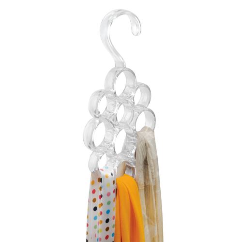 Cintre porte-écharpes 10 anneaux Interdesign Clarity